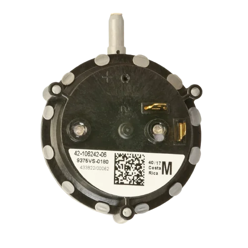 RHEEM PRESSURE SWITCH -1.05" WC / -0.93" WC Air Pressure Switch, Air Proving