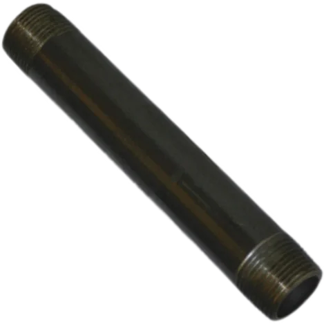 2" X 6" BLACK MALLEABLE STEEL NIPPLE Steel Fittings