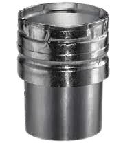 6"  B-VENT DRAFT HOOD CONNECTOR Metal Venting