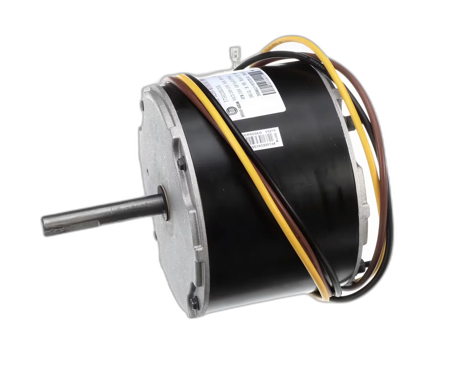 Fan Motor, 208-230 Volt, 60HZ, 1/10HP Blower Motors, Fan, Run Capacitors
