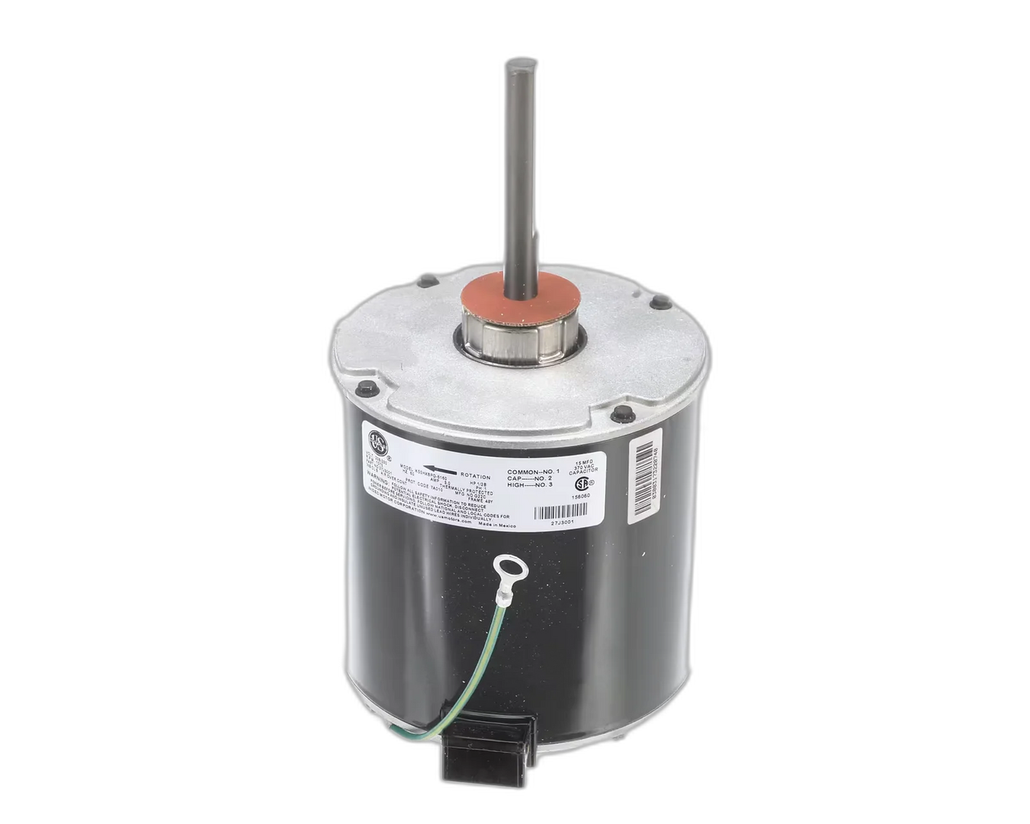 LENNOX CONDENSER FAN MOTOR 208-230V, 60HZ, 1PH, 1075RPM, 1/2HP Blower Motors, Fan, Run Capacitors