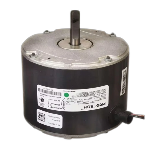 Motor, Condenser, 208/220/230 Volt, 50/60HZ, 1/8HP, 1PH, 1075 RPM Blower Motors, Fan, Run Capacitors