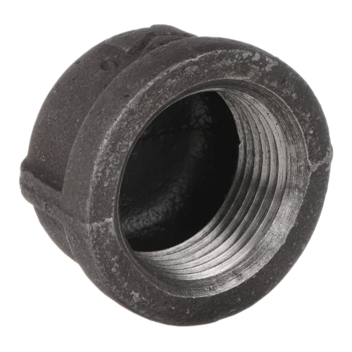 1" BLACK MALLEABLE STEEL CAP Steel Fittings
