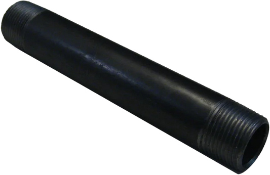 3/4" X 6" BLACK MALLEABLE STEEL NIPPLE Steel Fittings