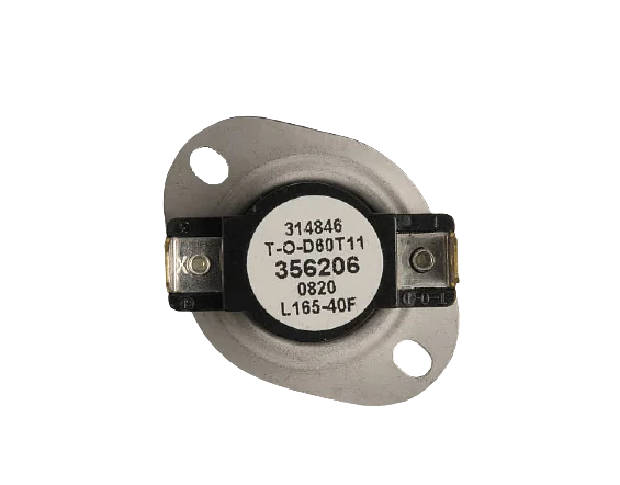 3/4" DISC LIMIT SWITCH AUTO RESET L165-40F Fan Disc, High Limit Control Switches