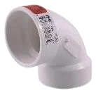 1-1/2" 90 DEGREES LONG ELBOW S636 PVC Schedule 40, 636 PVC, S636, ABS