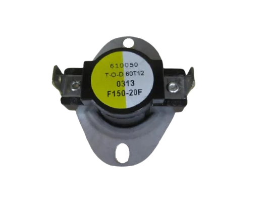 FAN SWITCH 3/4" DISC AUTO RESET F150-20F Fan Disc, High Limit Control Switches