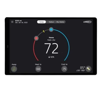LENNOX S40 LENNOX SMART THERMOSTAT, TOUCHSCREEN, COMMUNICATING, WIFI, PROGRAMMABLE, 3 HEAT/2 COOL Thermostats, Outdoor Sensors