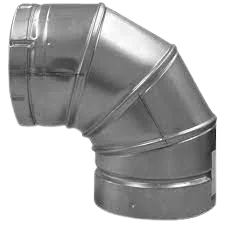 8" B-VENT ELBOW Metal Venting
