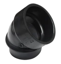 1-1/2" ABS STREET 45 DEGREE ELBOW PVC Schedule 40, 636 PVC, S636, ABS