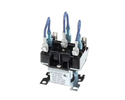 Relay, Control without Time Delay,  24 Volt Coil, DPDT Electrical, Transformers, Relay