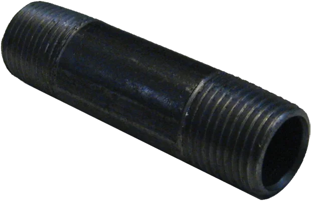 1/2" X 3" BLACK MALLEABLE STEEL NIPPLE Steel Fittings