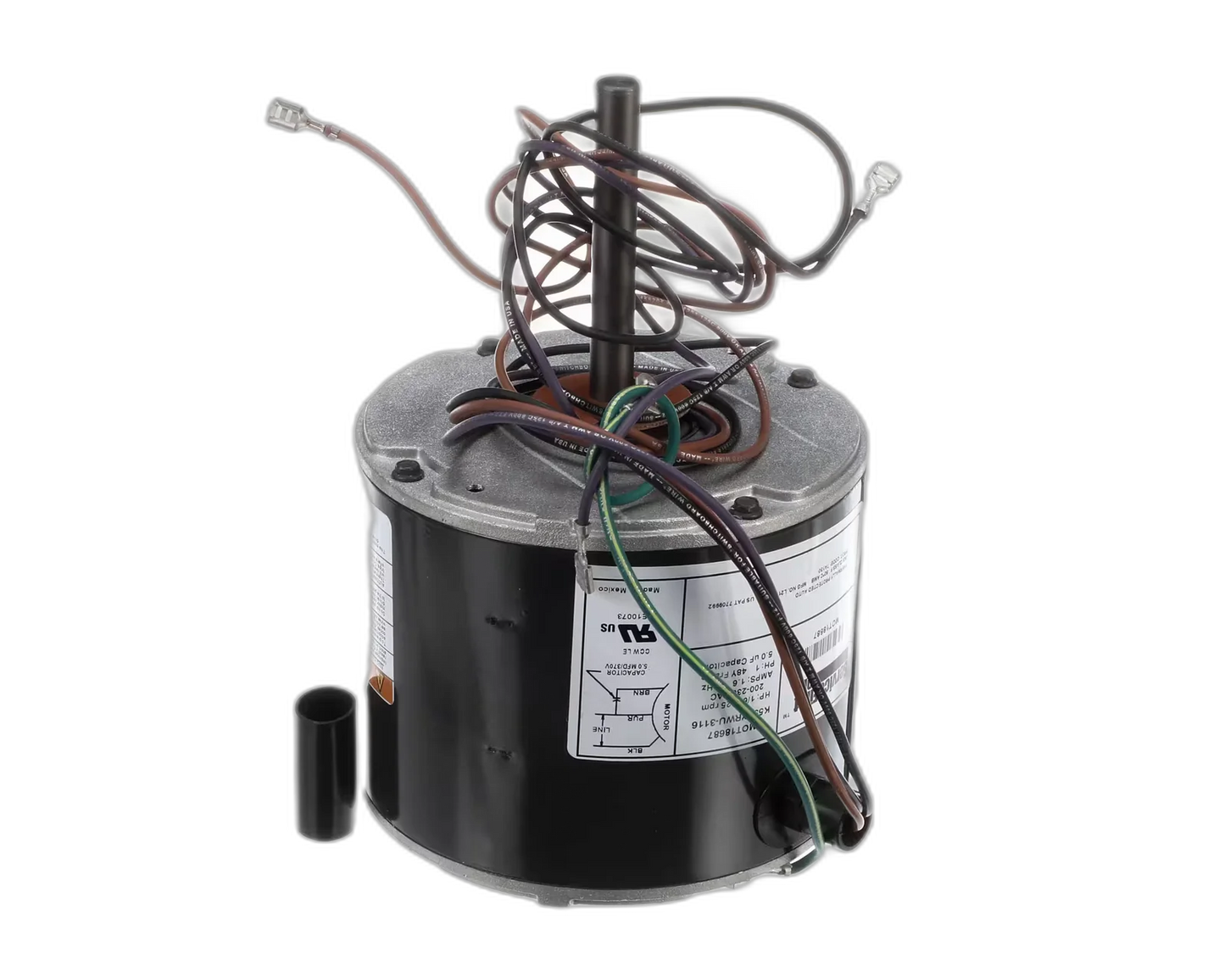 PSC Motor, 200-230 Volt, 1/6HP, 825RPM Blower Motors, Fan, Run Capacitors