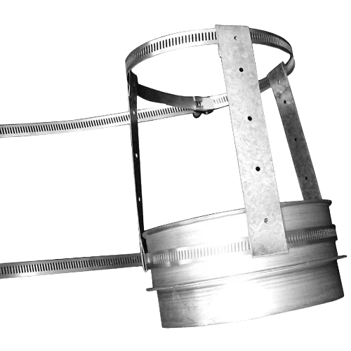 6"  B-VENT TO B-VENT ADAPTOR Metal Venting