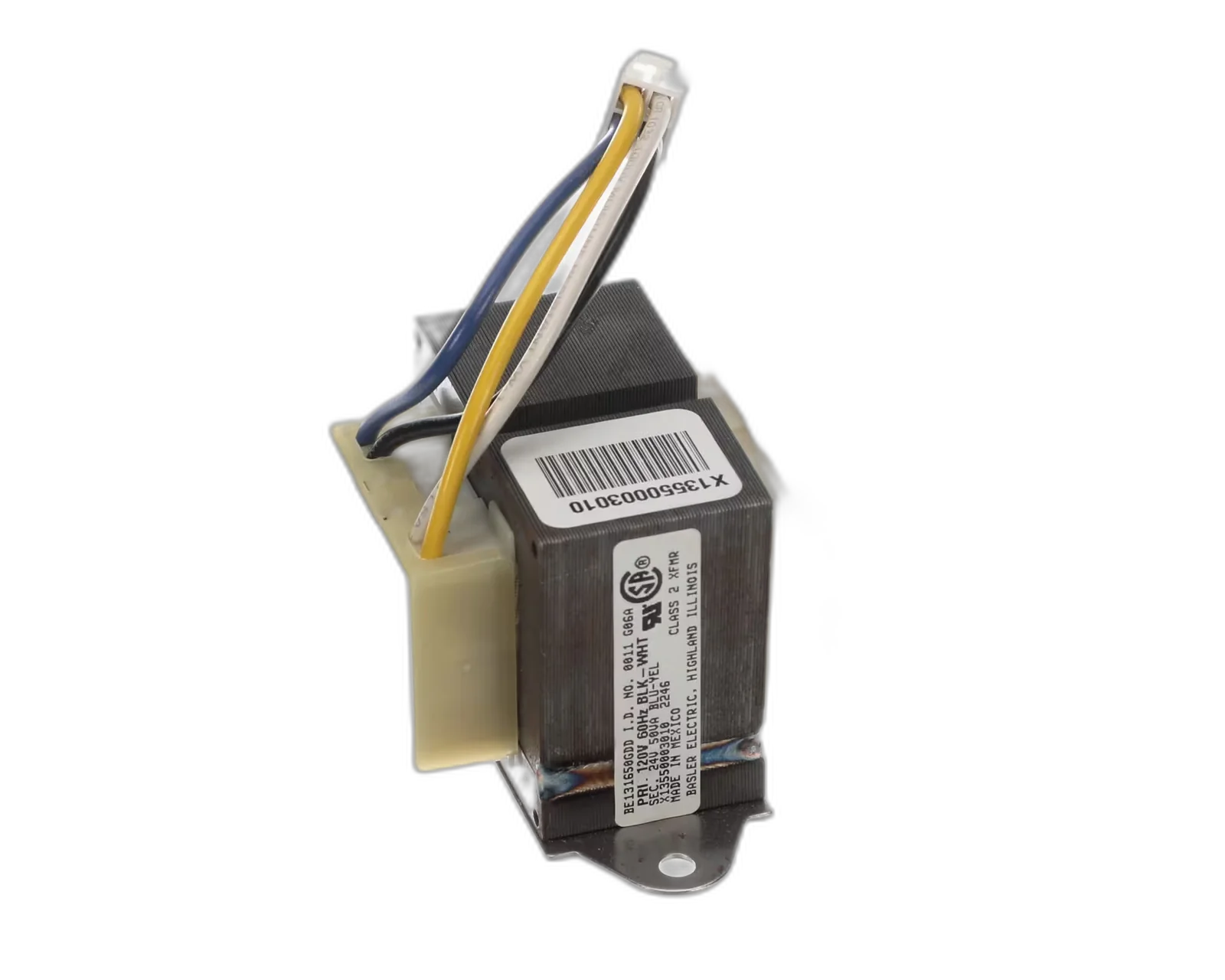 Transformer with Wire Leads, 120 to 24V, 60HZ, 50VA Electrical, Transformers, Relay