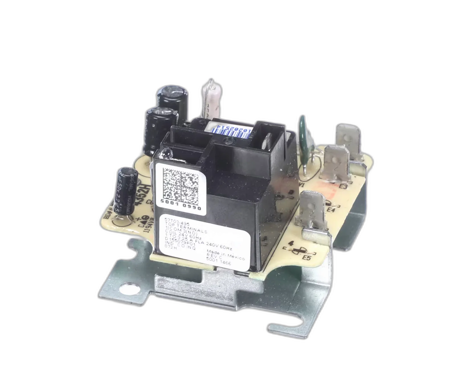 Relay Board, Time Delay, 24 Volt Coil, 60HZ Electrical, Transformers, Relay