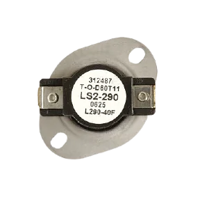 3/4" DISC LIMIT SWITCH AUTO RESET L290-40F Fan Disc, High Limit Control Switches