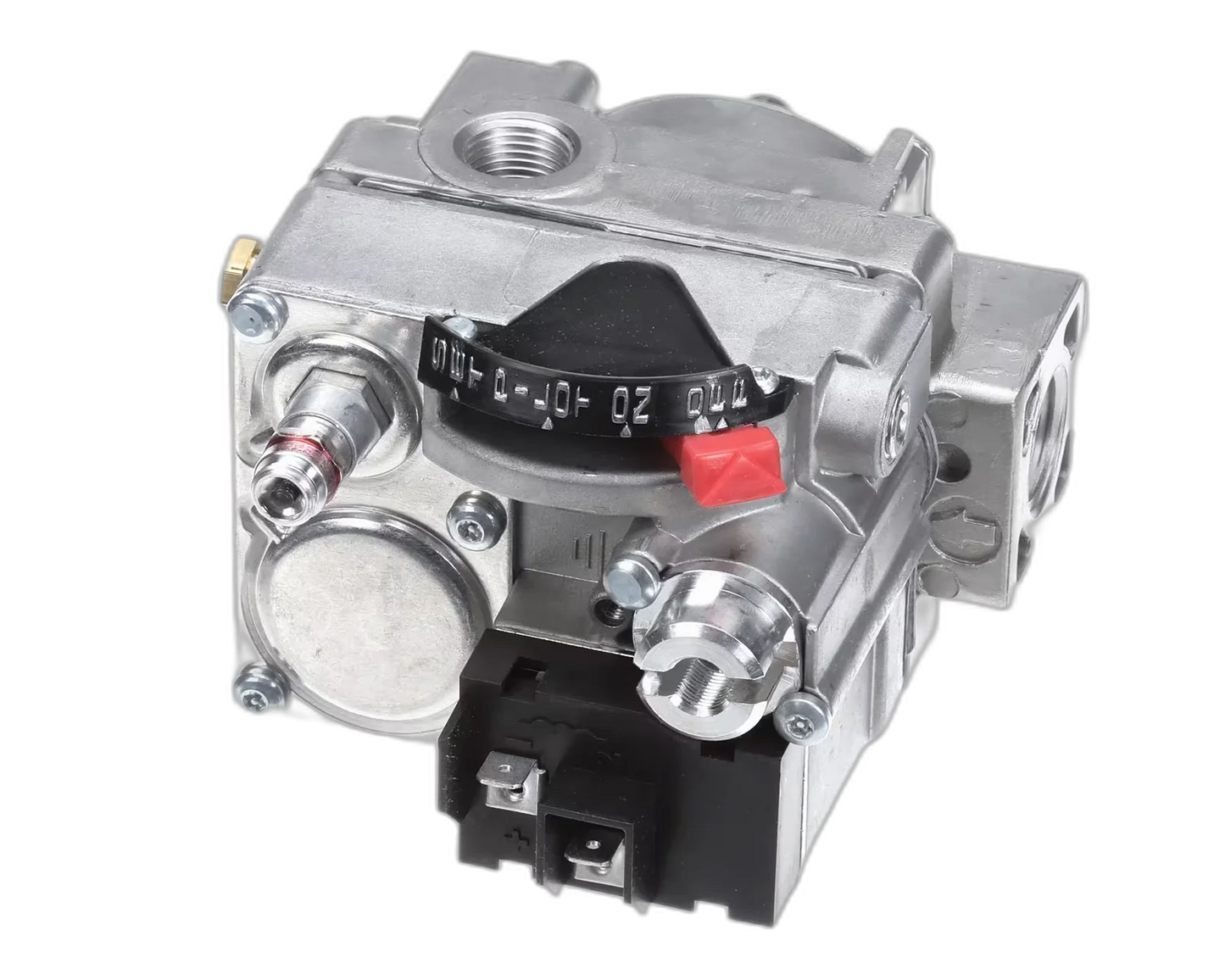Gas Valve, 24 Volt, Convertible Natural/Propane Gas Control Valve, Regulators, Flexible Gas Line