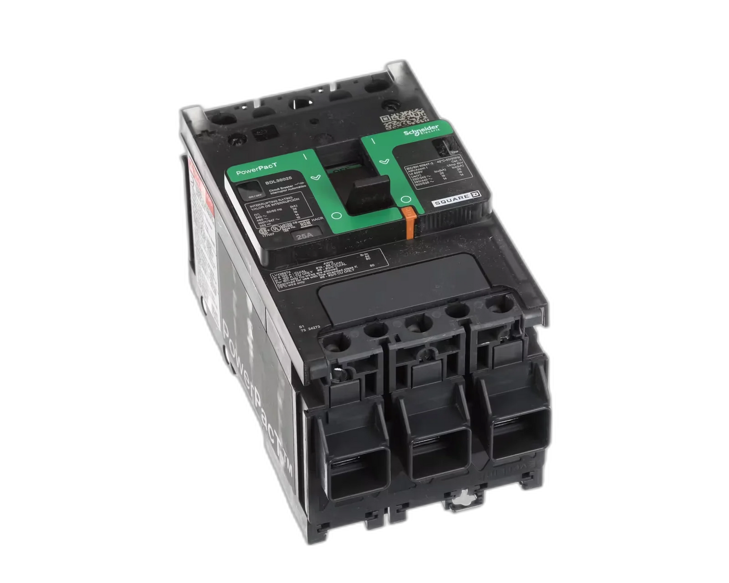 Circuit Breaker, 3 Pole, 25A, 600V Control Board, Circuit, Ignition Modulating