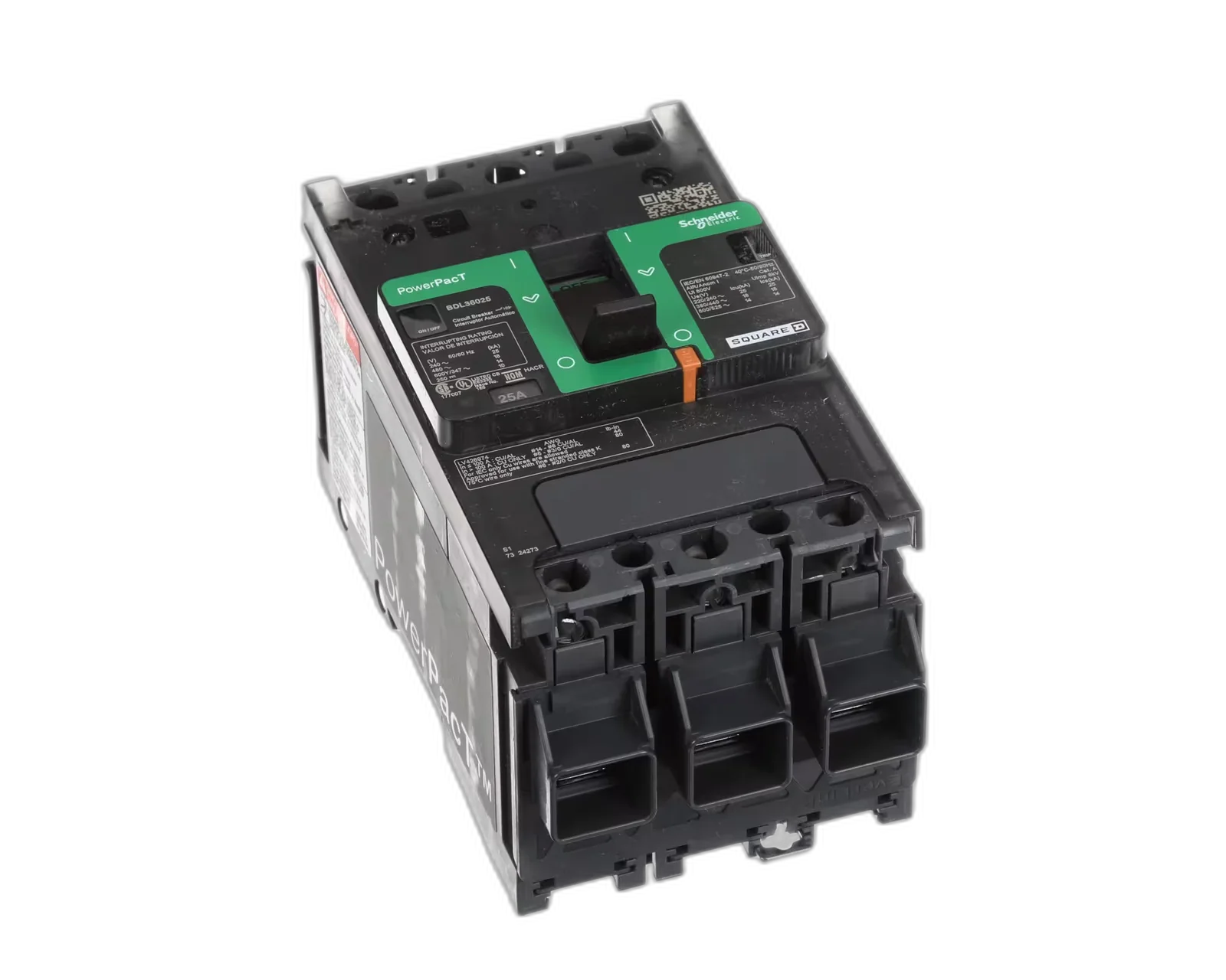 Circuit Breaker, 3 Pole, 25A, 600V Control Board, Circuit, Ignition Modulating