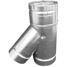 8" X 8" X 8" B-VENT WYE Metal Venting