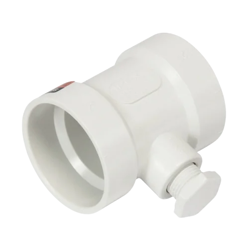 IPEX 2" X 2" X 1/2" PVC FGV TEE WHITE HXH FPT S636 PVC Schedule 40, 636 PVC, S636, ABS