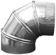 12" ELBOW 28 GA Metal Venting