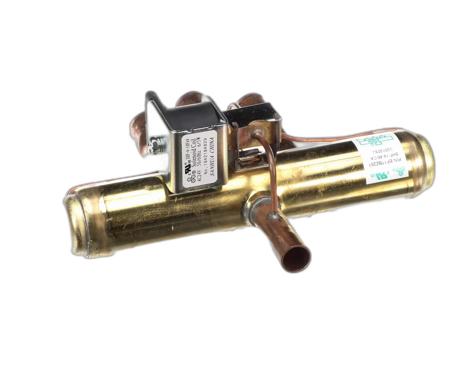 Reversing Valve, 24V Coil, 50/60HZ Gas Control Valve, Regulators, Flexible Gas Line