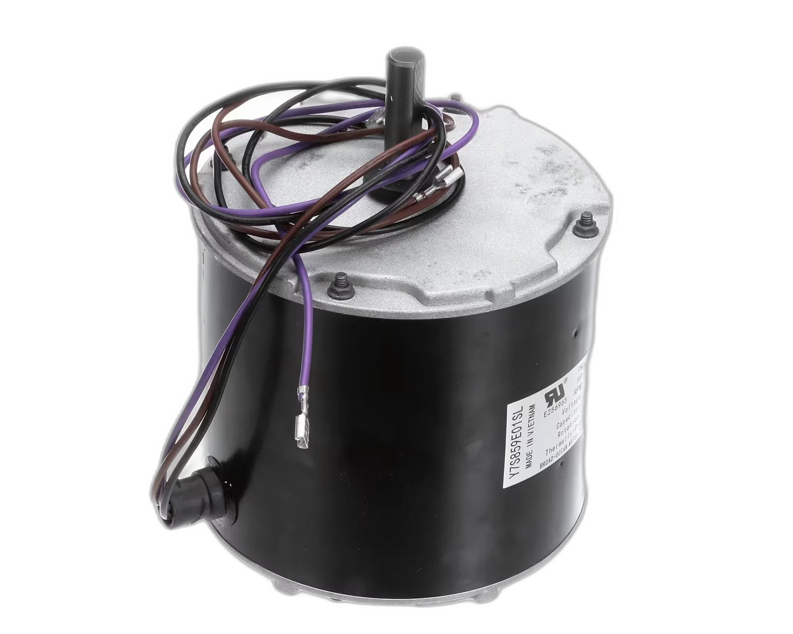 Motor, 200/230 Volt, 60HZ, 1PH, 850RPM, 1/6-1/5HP, 48 Frame Blower Motors, Fan, Run Capacitors