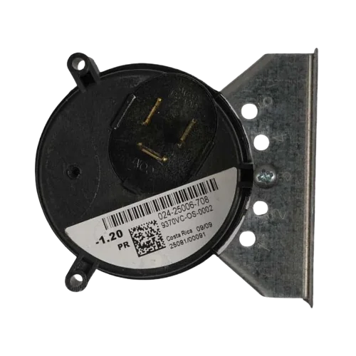 YORK/ETC PRESSURE SWITCH 1.20" WC Air Pressure Switch, Air Proving