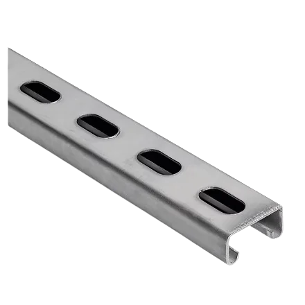 UNI-STRUT - SHALLOW, SLOTTED 10' Steel Fittings