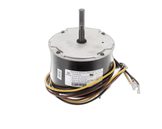Fan Motor, Condenser, 208-230 Volt, 1 PH, 1100 RPM, 1/10 HP Blower Motors, Fan, Run Capacitors