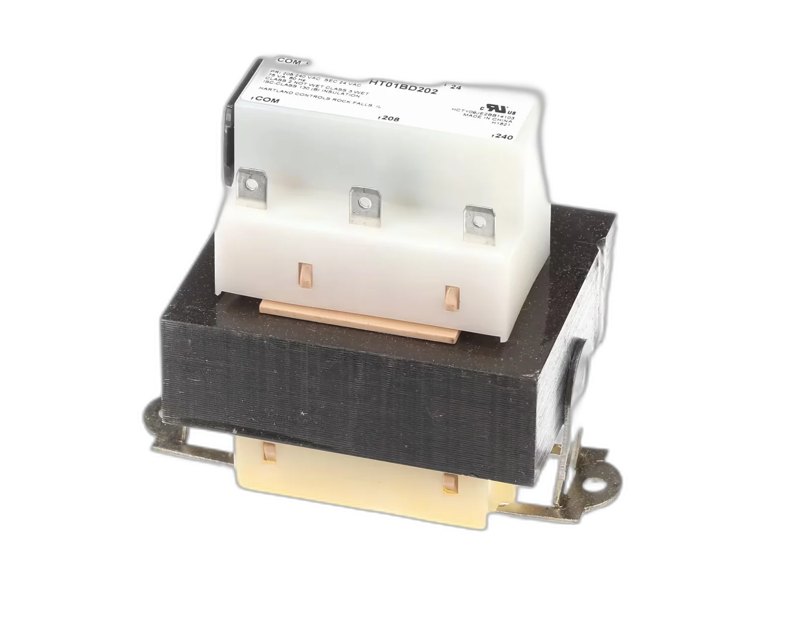 Transformer, 208/240 to 24VAC, 60HZ, 75VA Electrical, Transformers, Relay
