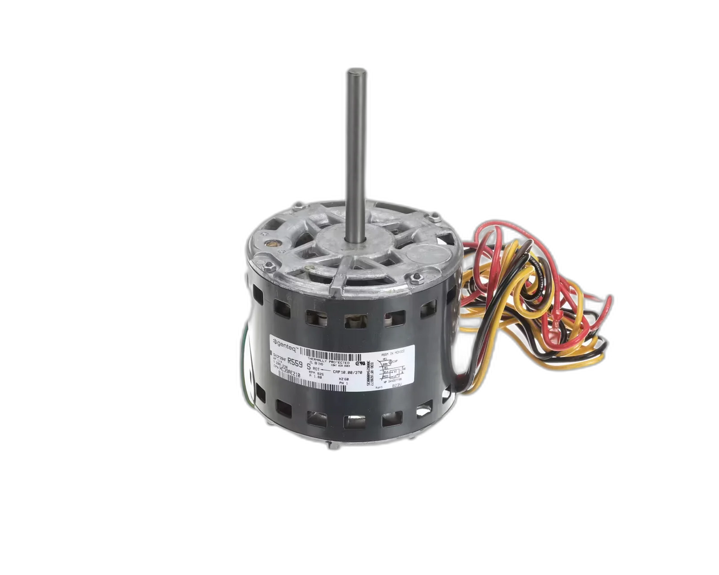 Motor, 208-230V, 60HZ, 1PH, 825RPM, 1/4HP, CCW Blower Motors, Fan, Run Capacitors