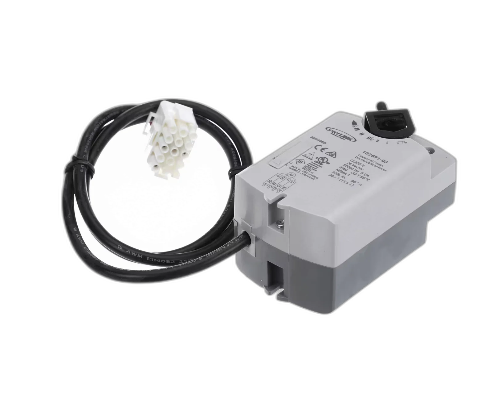 LENNOX DAMPER ACTUATOR MOTOR, 24VAC/VDC, 50/60HZ, 6 VA Blower Motors, Fan, Run Capacitors