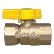 3/4" X 3/4" GAS SHUT OFF VALVE Gas Control Valve, Regulators, Flexible Gas Line