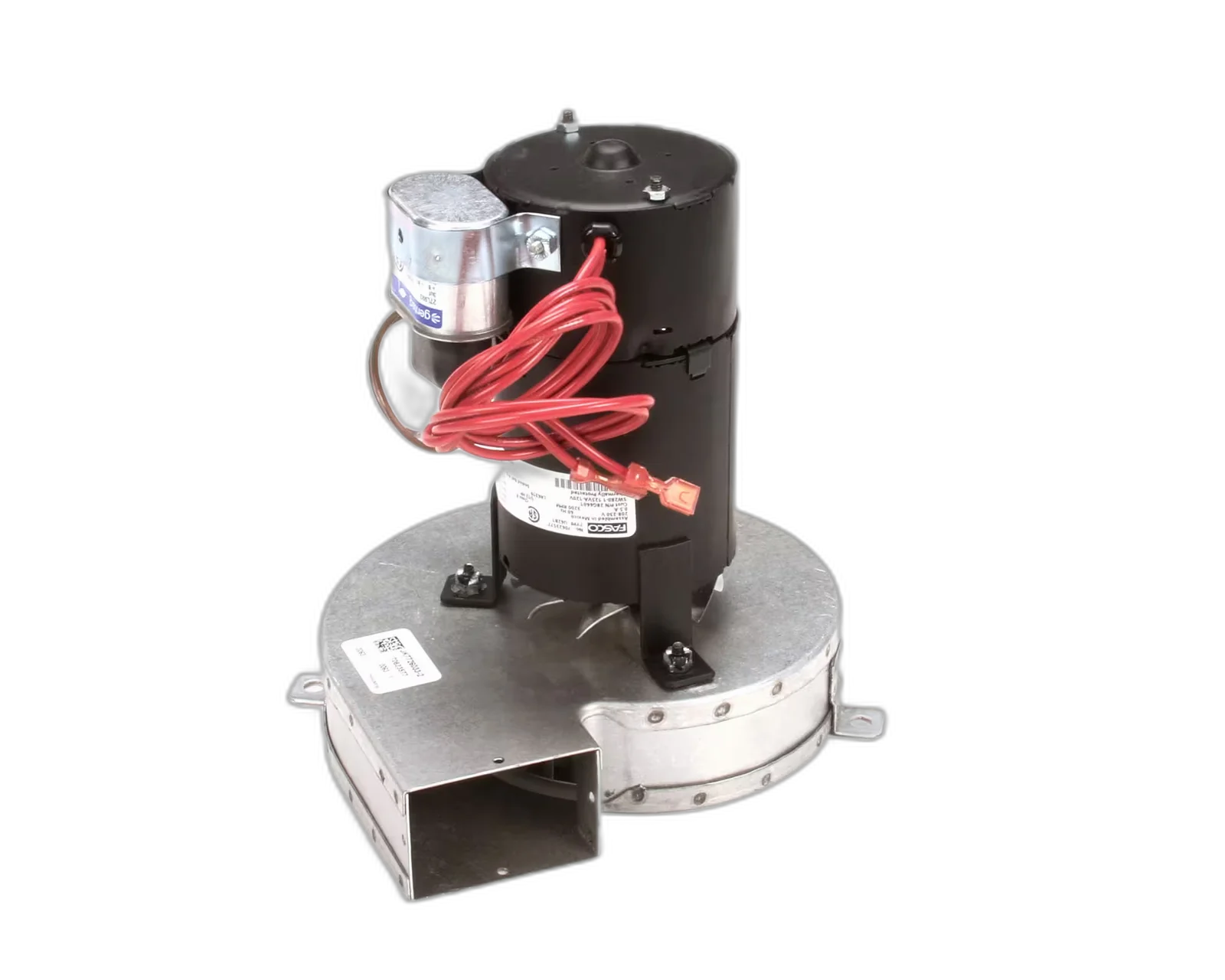 Blower/Motor Assembly, Draft Inducer, 208-230V, 60HZ, 3200RPM, 1/12HP Blower Motors, Fan, Run Capacitors