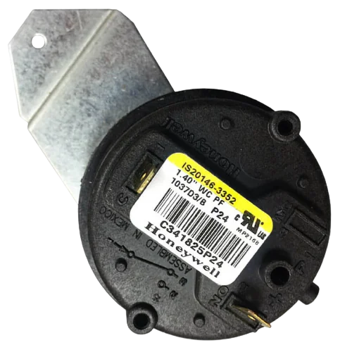 TRANE/AMERICAN STANDARD PRESSURE SWITCH 1.40" WC Air Pressure Switch, Air Proving