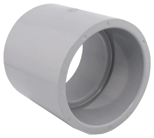 3" PVC FGV COUPLING WHITE S636 PVC Schedule 40, 636 PVC, S636, ABS