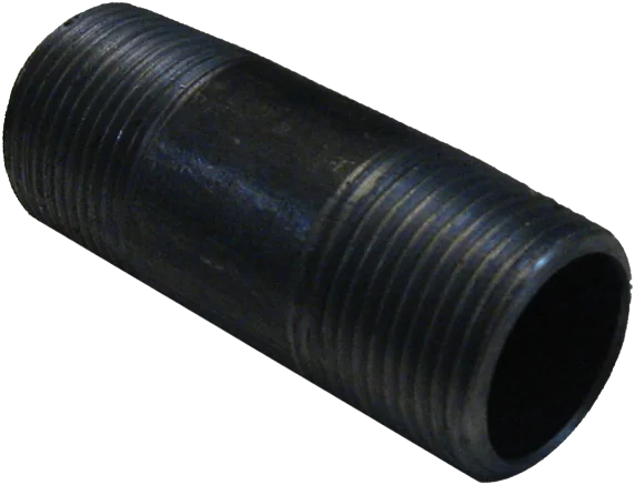 3/4" X 2-1/2" BLACK MALLEABLE STEEL NIPPLE Steel Fittings