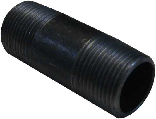 3/4" X 2-1/2" BLACK MALLEABLE STEEL NIPPLE Steel Fittings