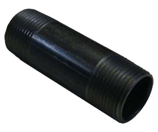 3/4" X 3" BLACK MALLEABLE STEEL NIPPLE Steel Fittings